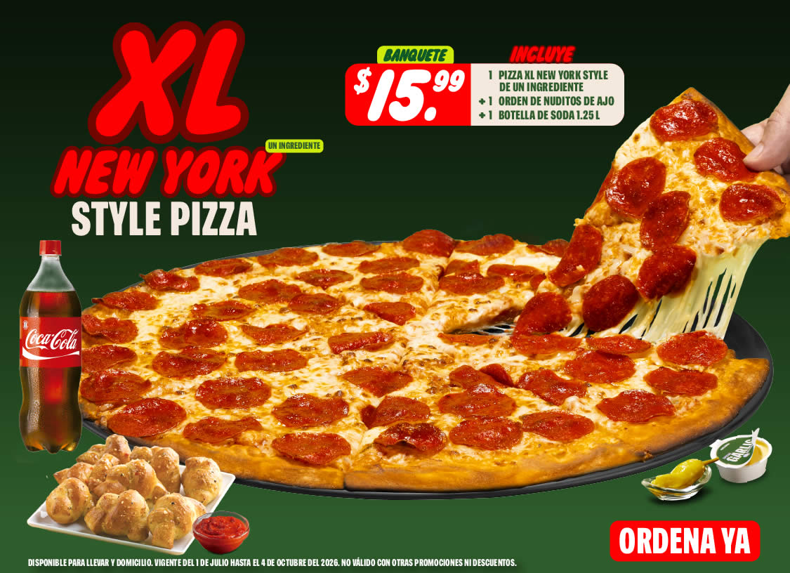 Banquete Pizza XL NYS